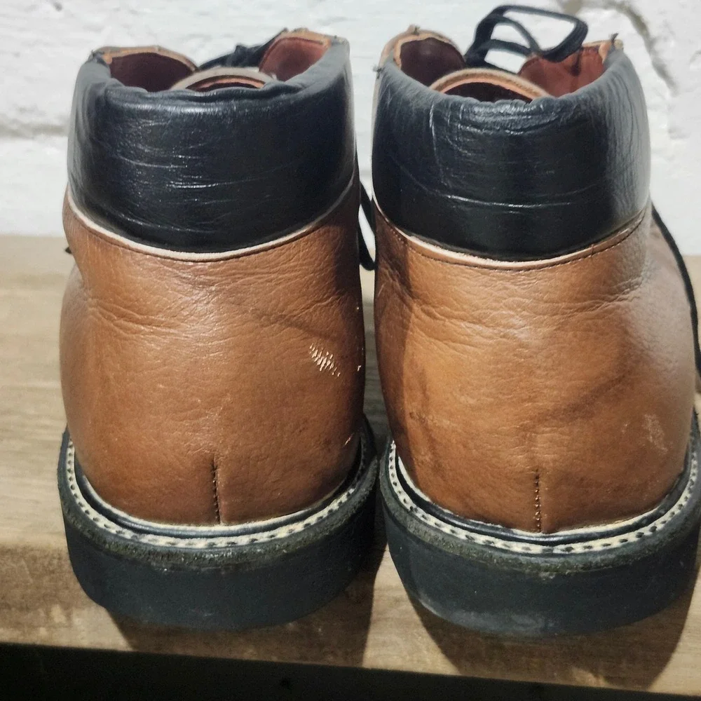 Red Wing Shoes 2216-2 Mens Brown Leather Moc Toe Chukka Work Boots USA 13D VTG